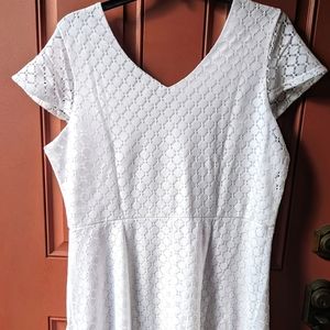 Salon Studio White Dress Size XL